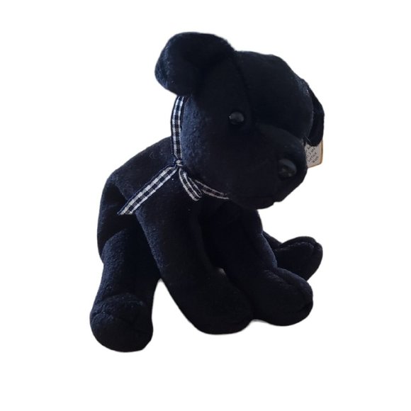 TY Beanie Baby - LUKE the Black Lab (5 inch) - Stuffed Animal Toy Tag is Bent - Picture 3 of 6